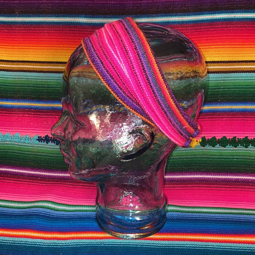 Multiple Colored Maya Artisans Guatemala Convertible Headband